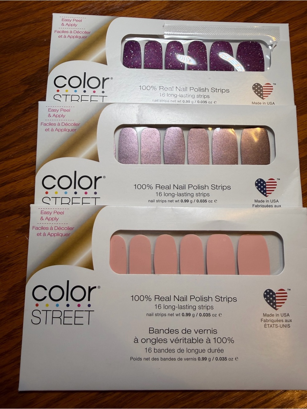 Nail polish strips packaging